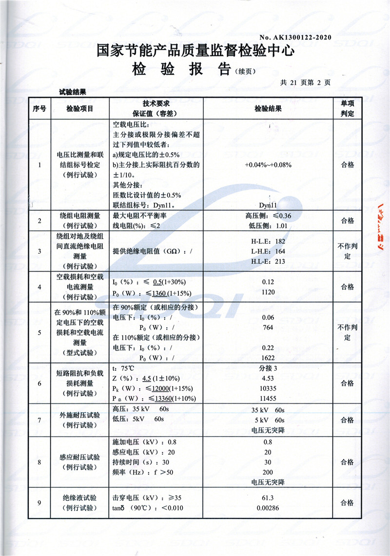 高低压试验报告-S11-1250汪清汪清汪清油浸式变压器-2.jpg